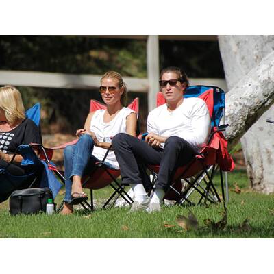 Heidi Klum & Vito Schnabel: Familiensonntag am Fußballplatz