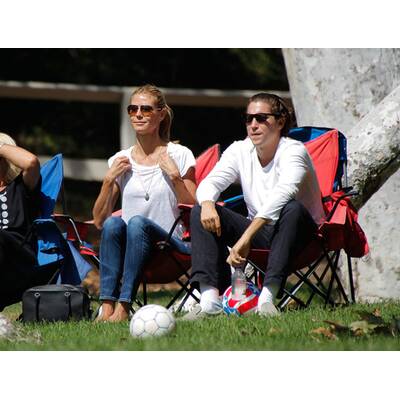 Heidi Klum & Vito Schnabel: Familiensonntag am Fußballplatz