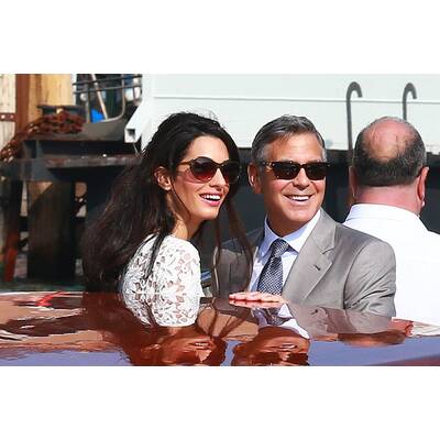 George Clooney & Amal: Die ersten Fotos nach der Hochzeit