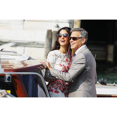 George Clooney & Amal: Die ersten Fotos nach der Hochzeit