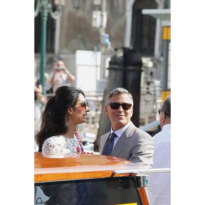 George Clooney & Amal: Die ersten Fotos nach der Hochzeit