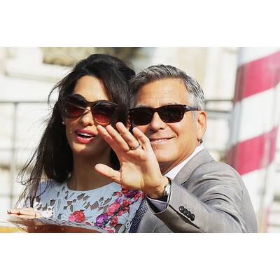 George Clooney & Amal: Die ersten Fotos nach der Hochzeit