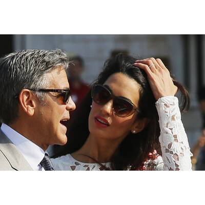George Clooney & Amal: Die ersten Fotos nach der Hochzeit