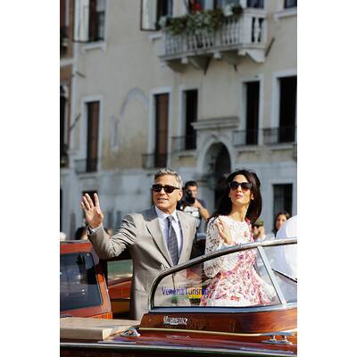 George Clooney & Amal: Die ersten Fotos nach der Hochzeit