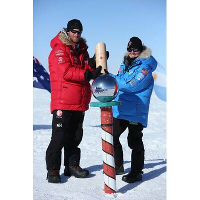 Prinz Harry am Südpol angekommen