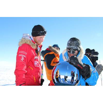 Prinz Harry am Südpol angekommen