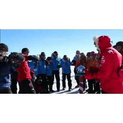 Prinz Harry am Südpol angekommen