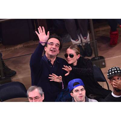 Mary-Kate Olsen & Olivier Sarkozy turteln bei Knicks-Spiel