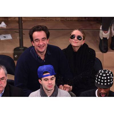 Mary-Kate Olsen & Olivier Sarkozy turteln bei Knicks-Spiel
