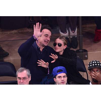 Mary-Kate Olsen & Olivier Sarkozy turteln bei Knicks-Spiel