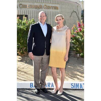 Fürstin Charlene & Fürst Albert im Einsatz