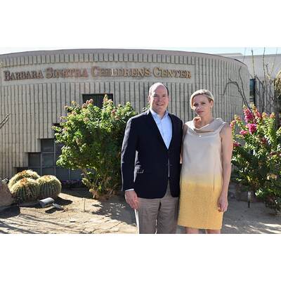 Fürstin Charlene & Fürst Albert im Einsatz