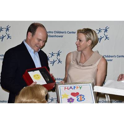 Fürstin Charlene & Fürst Albert im Einsatz