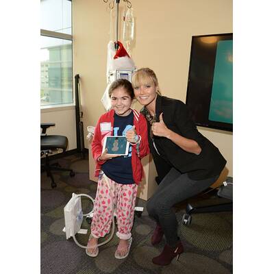 Heidi Klums Charity-Trip ins Kinder-Spital