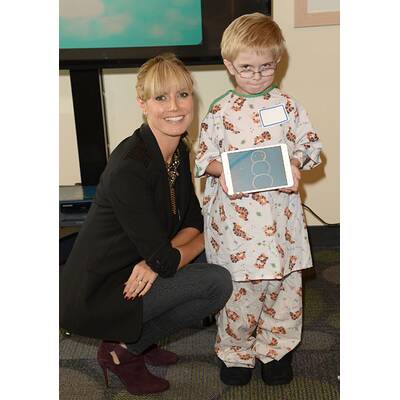 Heidi Klums Charity-Trip ins Kinder-Spital
