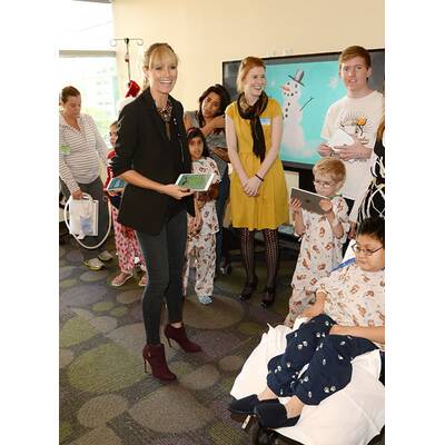 Heidi Klums Charity-Trip ins Kinder-Spital