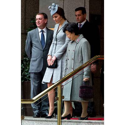 Herzogin Kate strahlt mit Mini-Bauch