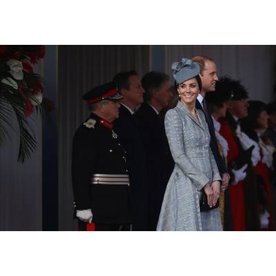 Herzogin Kate strahlt mit Mini-Bauch