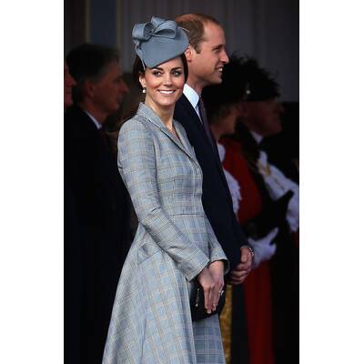 Herzogin Kate strahlt mit Mini-Bauch