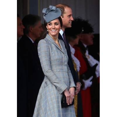 Herzogin Kate strahlt mit Mini-Bauch