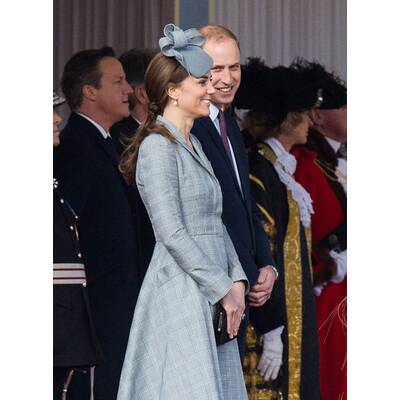 Herzogin Kate strahlt mit Mini-Bauch