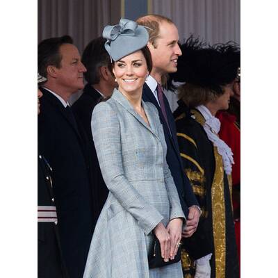 Herzogin Kate strahlt mit Mini-Bauch