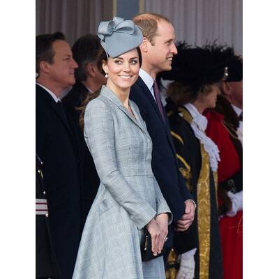 Herzogin Kate strahlt mit Mini-Bauch