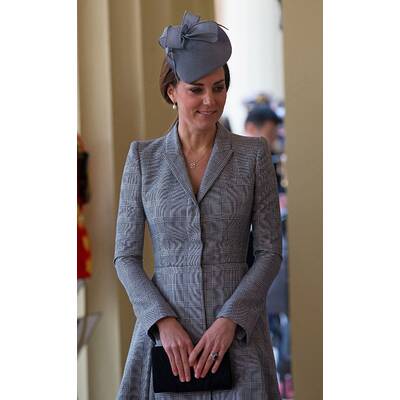 Herzogin Kate strahlt mit Mini-Bauch