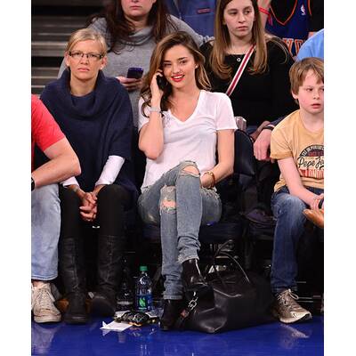 Miranda Kerr bei Basketball-Spiel