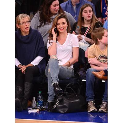 Miranda Kerr bei Basketball-Spiel