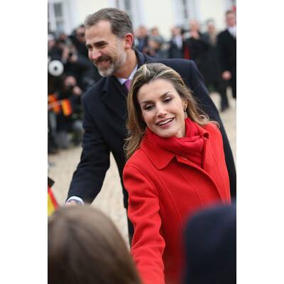 Königin Letizia bezaubert Deutschland