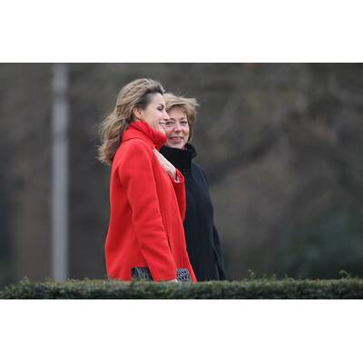 Königin Letizia bezaubert Deutschland