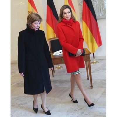 Königin Letizia bezaubert Deutschland