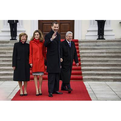 Königin Letizia bezaubert Deutschland