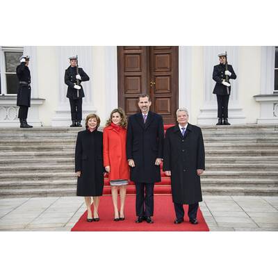 Königin Letizia bezaubert Deutschland