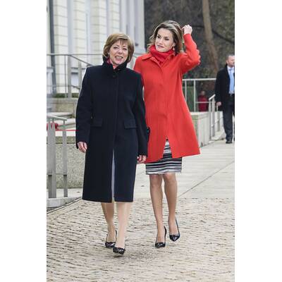 Königin Letizia bezaubert Deutschland