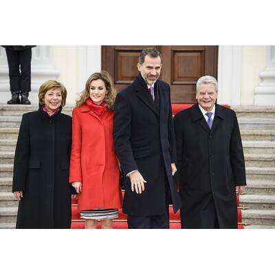 Königin Letizia bezaubert Deutschland