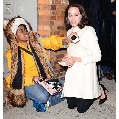 Angelina Jolie liebt den Fankontakt