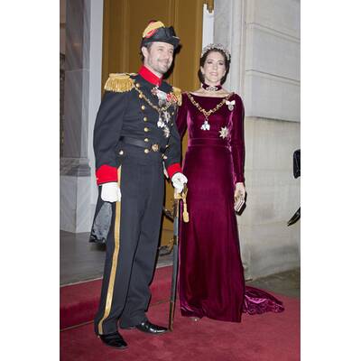 Die dänischen Royals beim Neujahrbankett