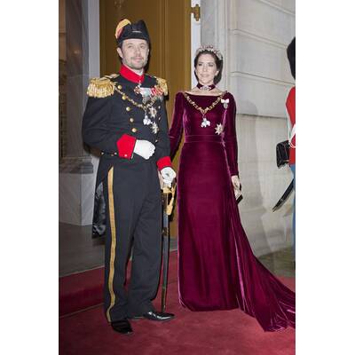 Die dänischen Royals beim Neujahrbankett