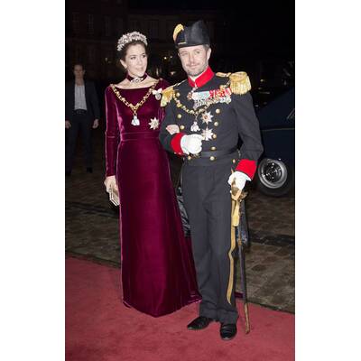 Die dänischen Royals beim Neujahrbankett