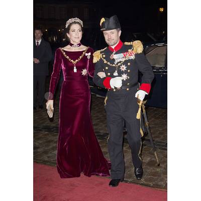 Die dänischen Royals beim Neujahrbankett