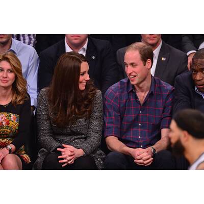 Herzogin Kate & Prinz William fiebern beim Basketball mit