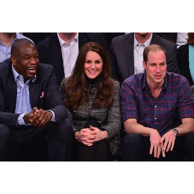 Herzogin Kate & Prinz William fiebern beim Basketball mit