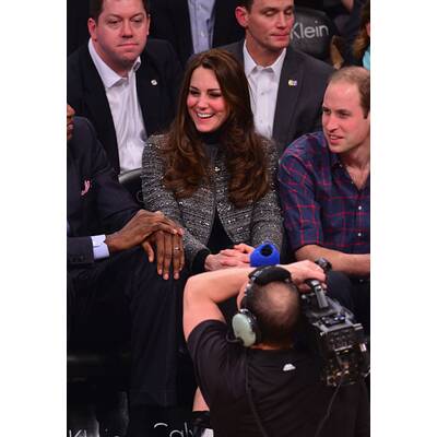 Herzogin Kate & Prinz William fiebern beim Basketball mit