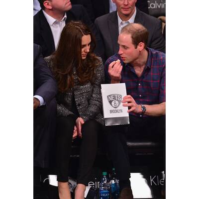 Herzogin Kate & Prinz William fiebern beim Basketball mit