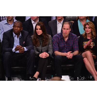 Herzogin Kate & Prinz William fiebern beim Basketball mit