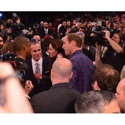 Herzogin Kate & Prinz William fiebern beim Basketball mit