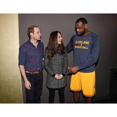 Herzogin Kate & Prinz William fiebern beim Basketball mit