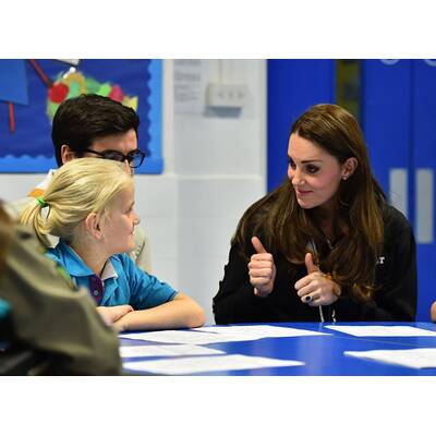 Herzogin Kate zu Besuch bei den kleinen Pfadfindern